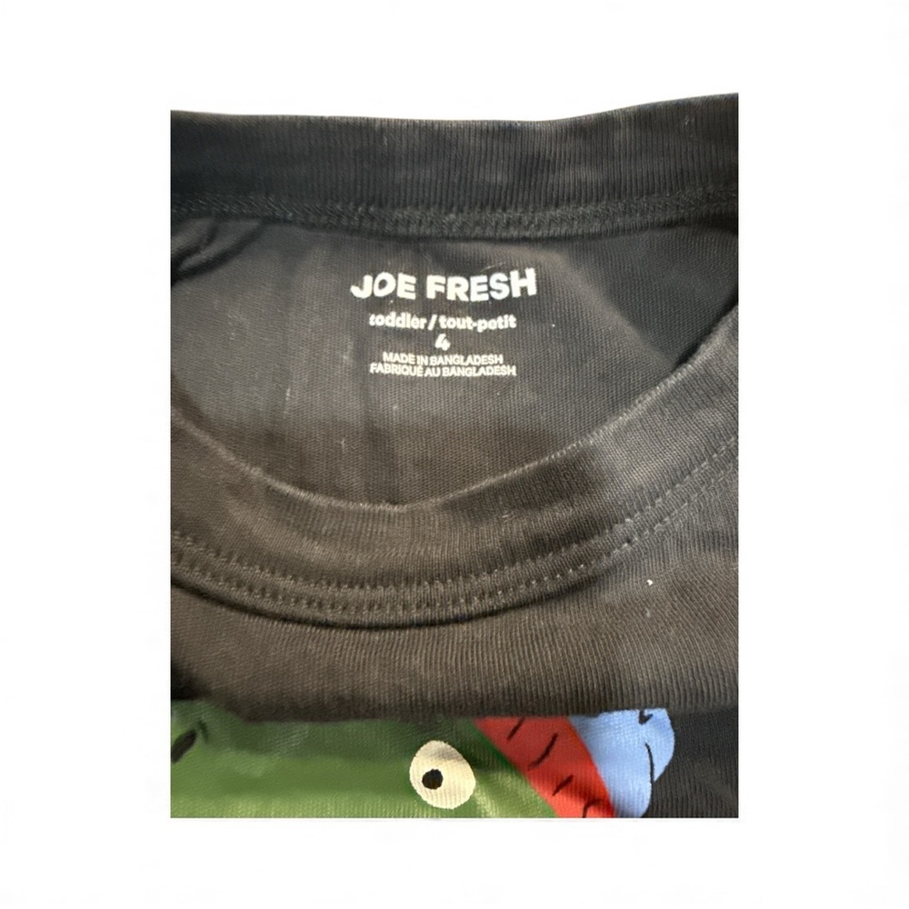 3/25 Joe Fresh Tree Rex Kids Long Sleeve Tee - Black - Picture 2 of 2